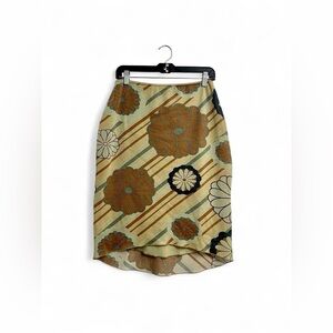 Kookai High Low Skirt with Floral Design